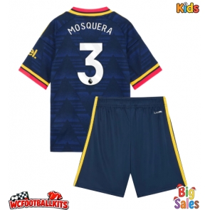 Arsenal Cristhian Mosquera #3 Replica Away Stadium Kit for Kids 2026-27 Short Sleeve (+ pants)